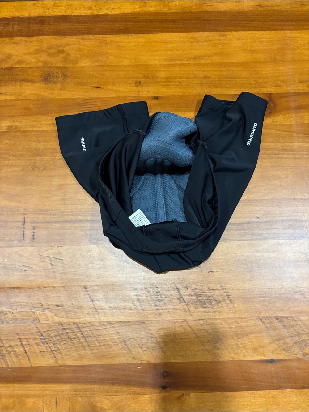 Shimano Men's Black Athletic Cycling Shorts with Subtle Logo - Picture 5 of 5